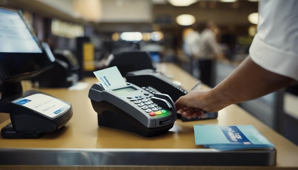 accepted payment options listed