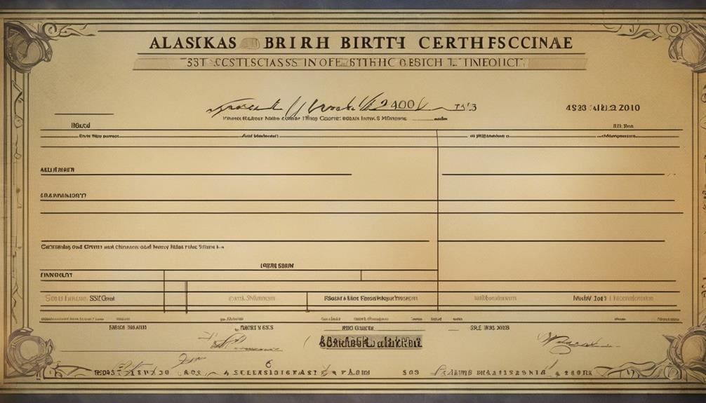 alaska birth certificate processing