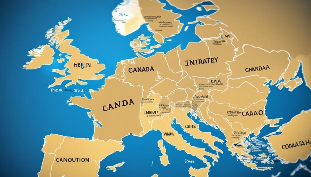 beautiful maple leaf country