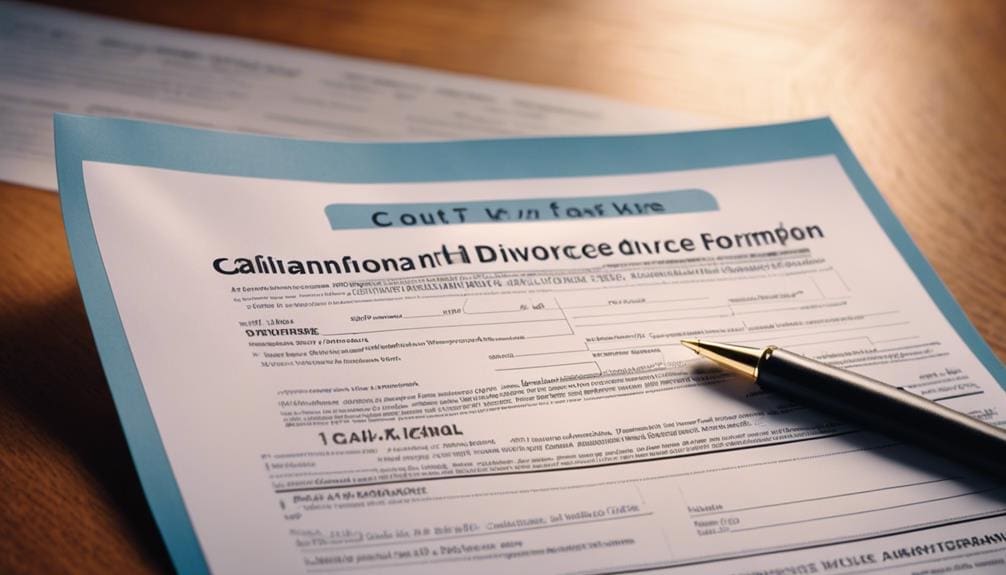 california divorce decree process