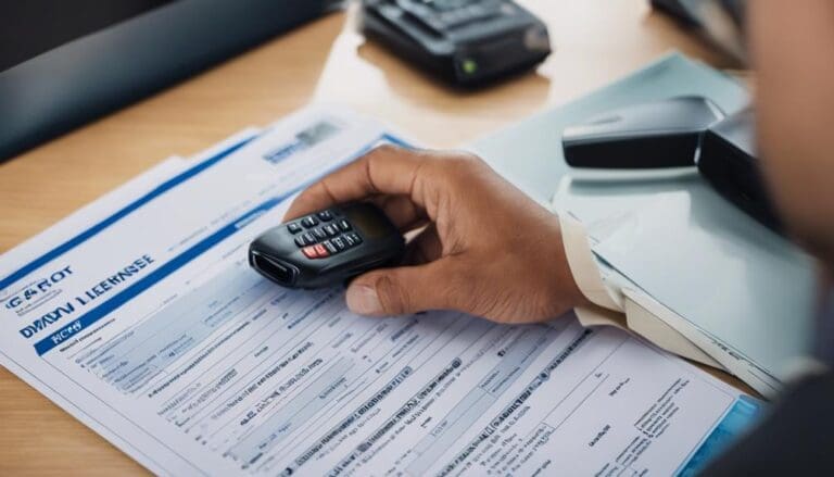 california driving record request