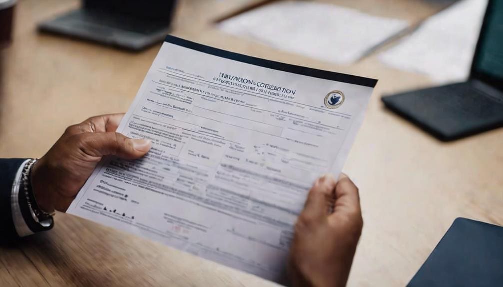 certification of non existence