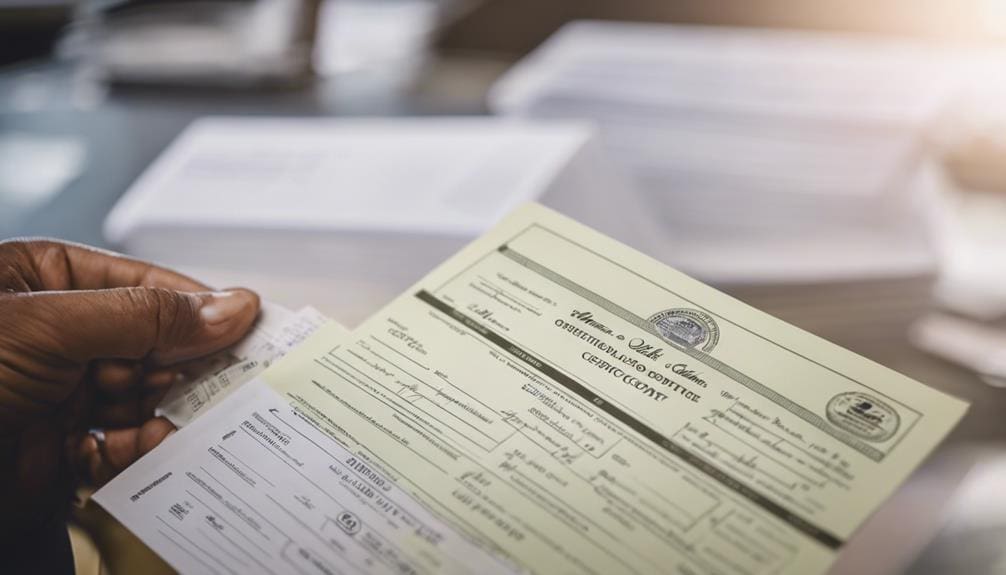 certified official copy request