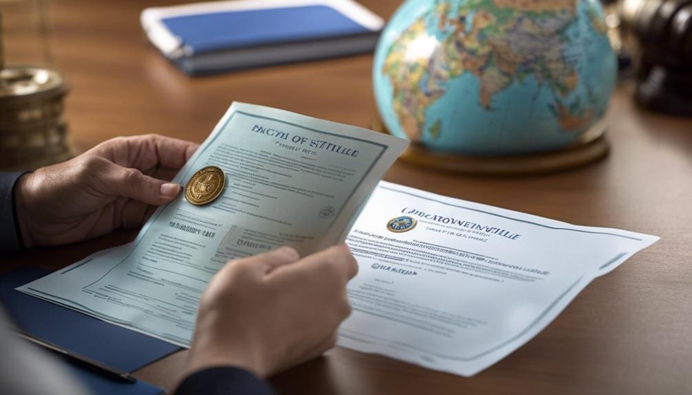 certifying documents for international use