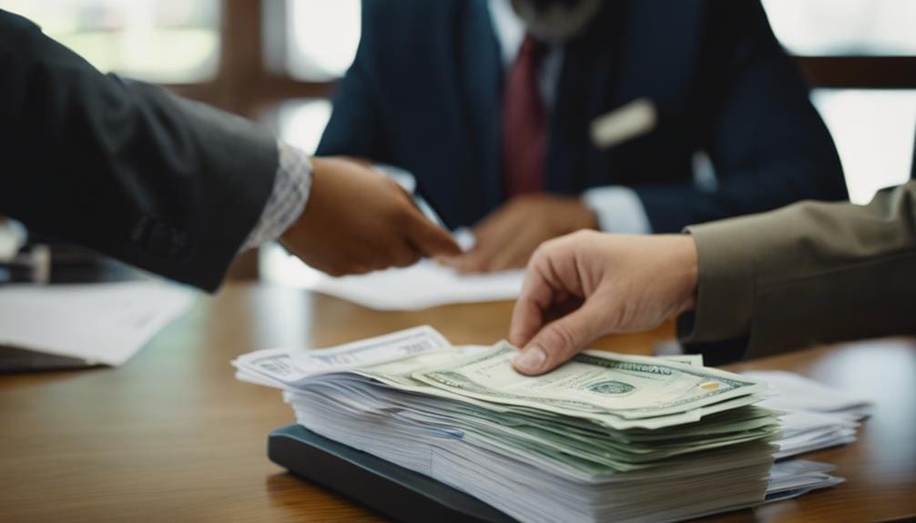 complete paperwork and pay