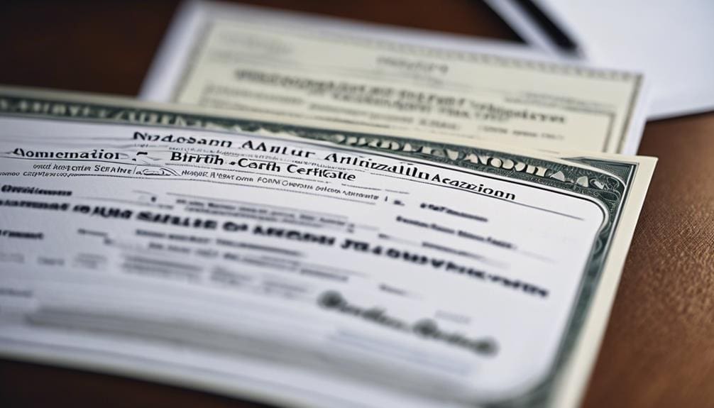 documentation submission requirements detailed