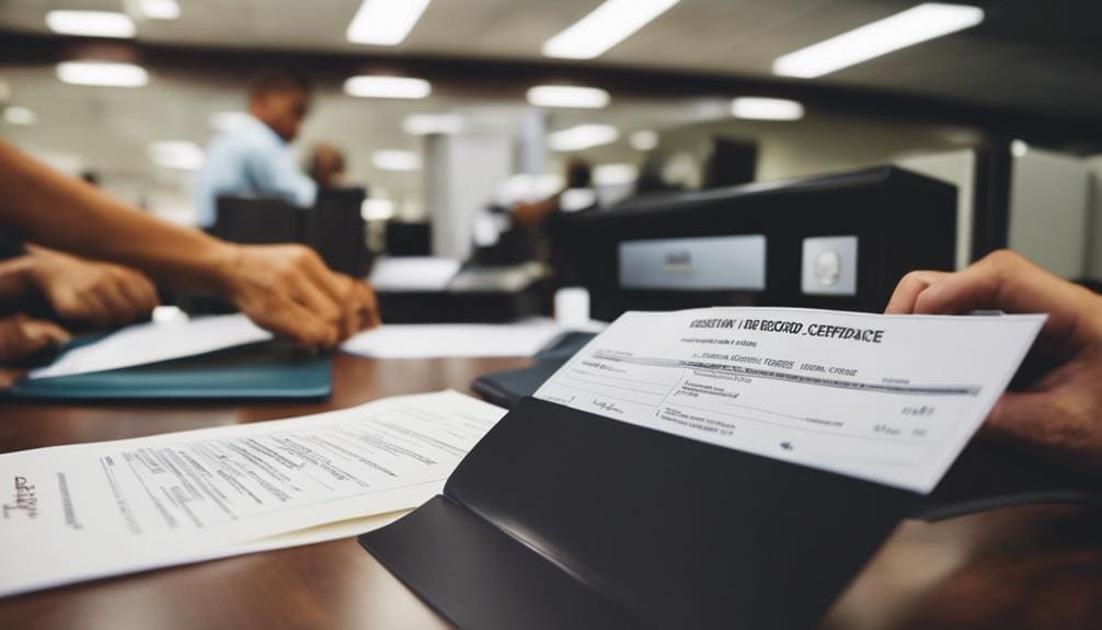 in person job application process