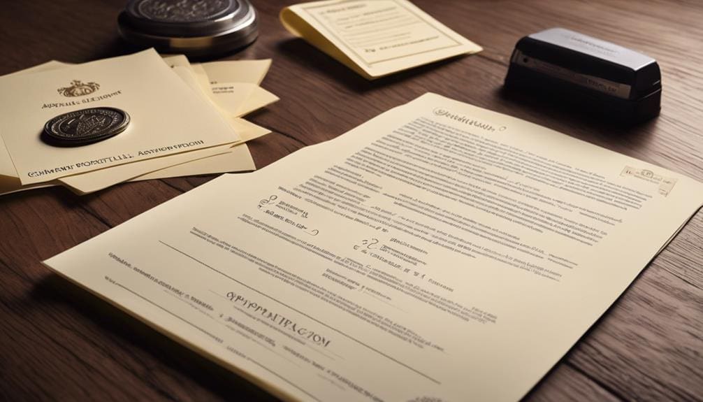 legal document authentication process