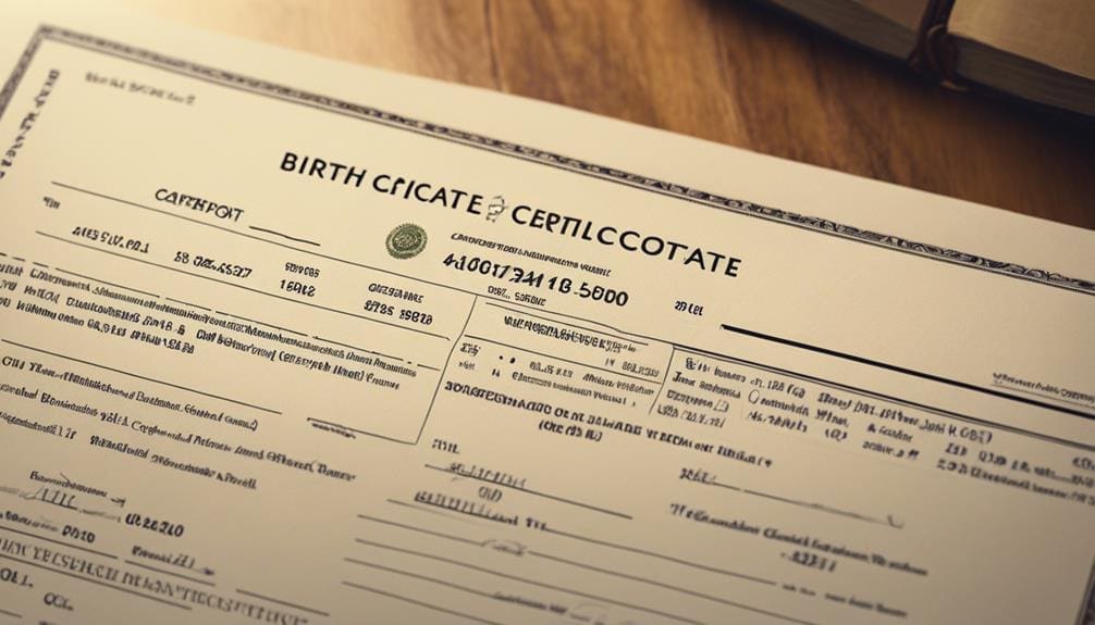 legalization of birth certificate