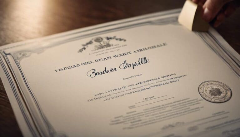 legalizing marriage certificate process