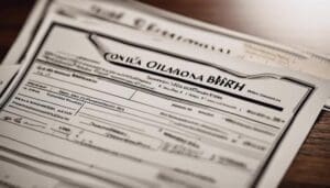 oklahoma birth certificate process