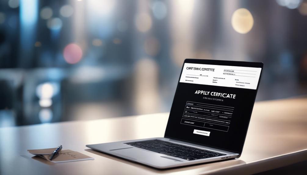 online application process steps