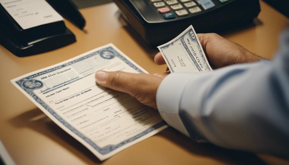 payment methods for certificates