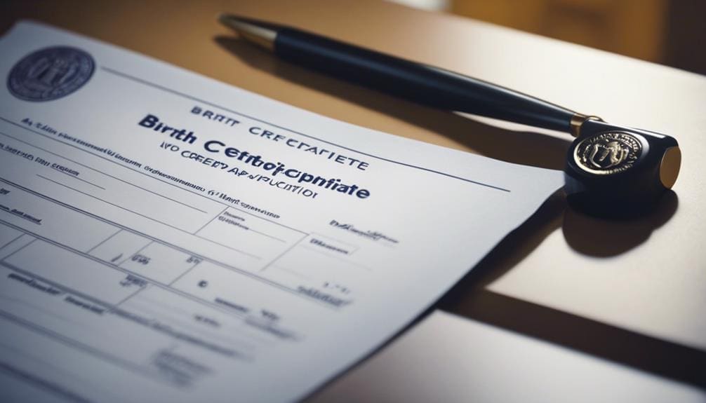 processing official vital documents