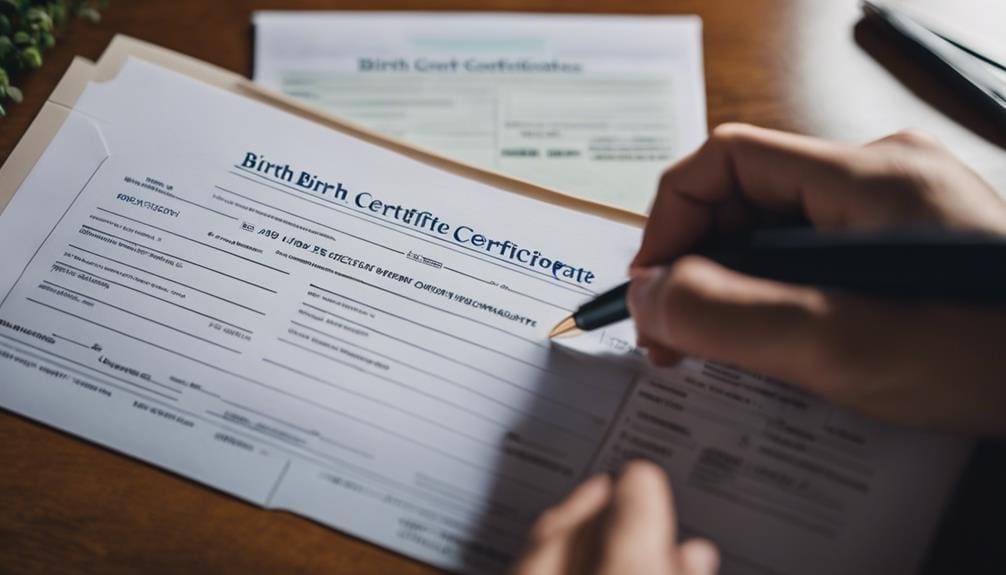 requesting official documents through mail