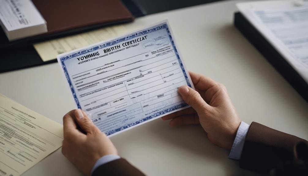 updating certificate information process