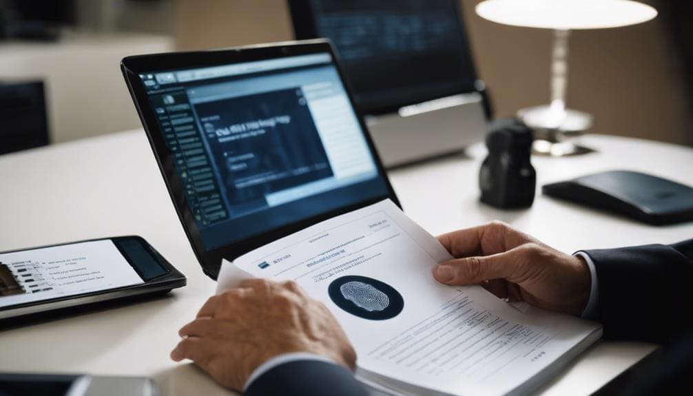 verifying criminal background details